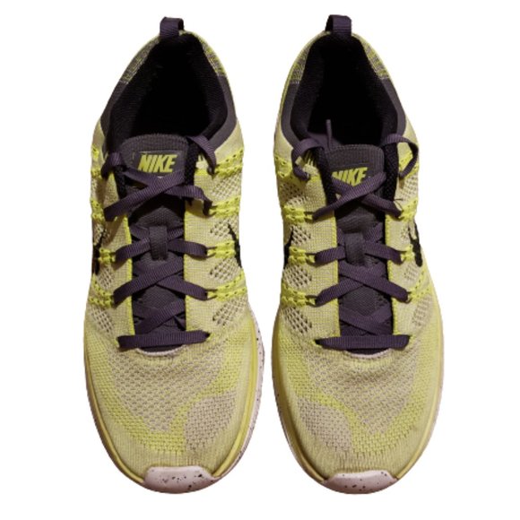 Nike Flyknit One Running Shoes Sneakers Volt Green / Gray Women's 8.5 Pre-owned - Picture 2 of 11